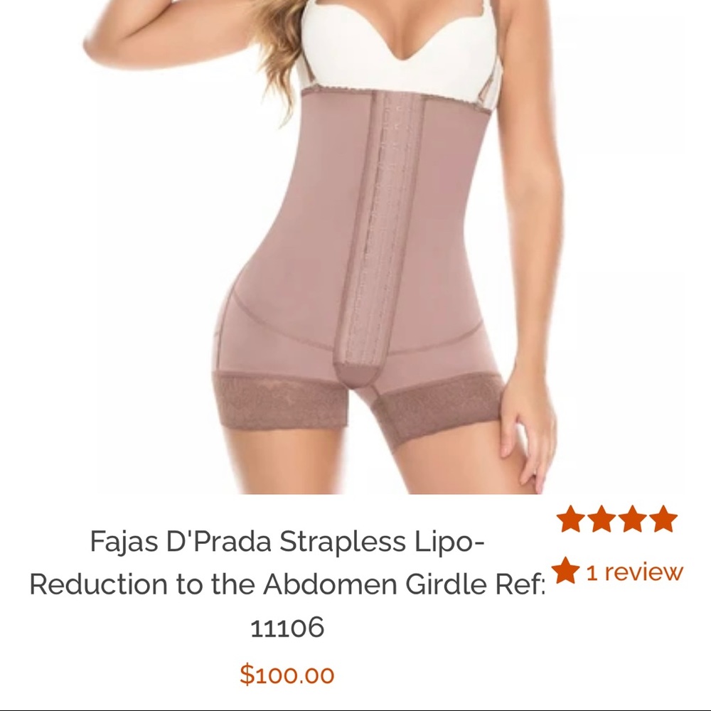 Shaped curvy faja